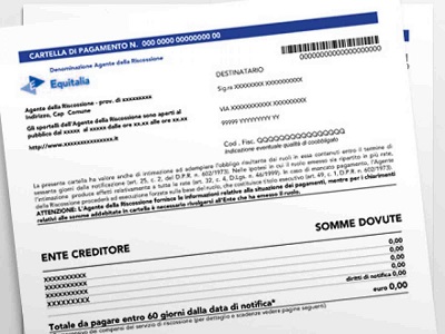 a sanzione del Garante privacy in cartella