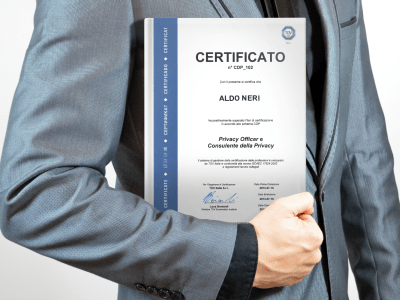 Il corso per esperto privacy è valido per la certificazione di privacy officer rilasciata da Tuv Italia