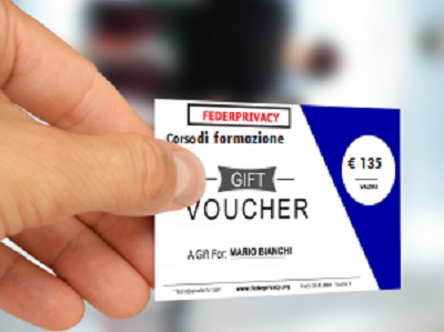 a dicembre codice voucher in omaggio per la partecipazione gratuita al corso su privacy e gestione del personale