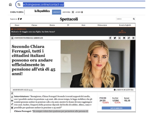 Chiara Ferragni torna a impegnarsi nel sociale? occhio alla truffa che sfrutta immagine e voce della nota influencer